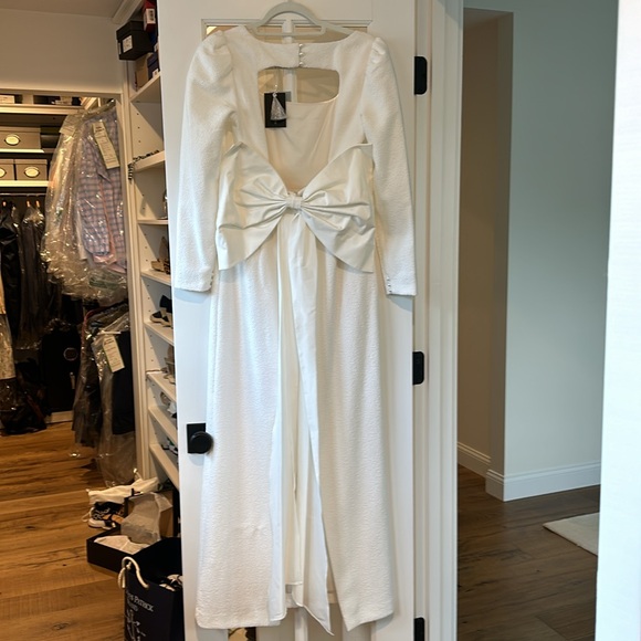 Antonio Melani x Born on Fifth Grace Long Sleeve Bow Detail Dress Size 4 NWT - Picture 9 of 9